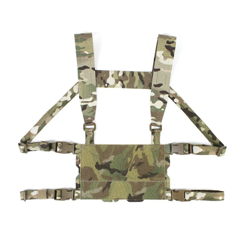 Outdoor Tactical Chest Hanging Base Laser Cutting MINI Lightweight Tactics Vest Chesty Harness