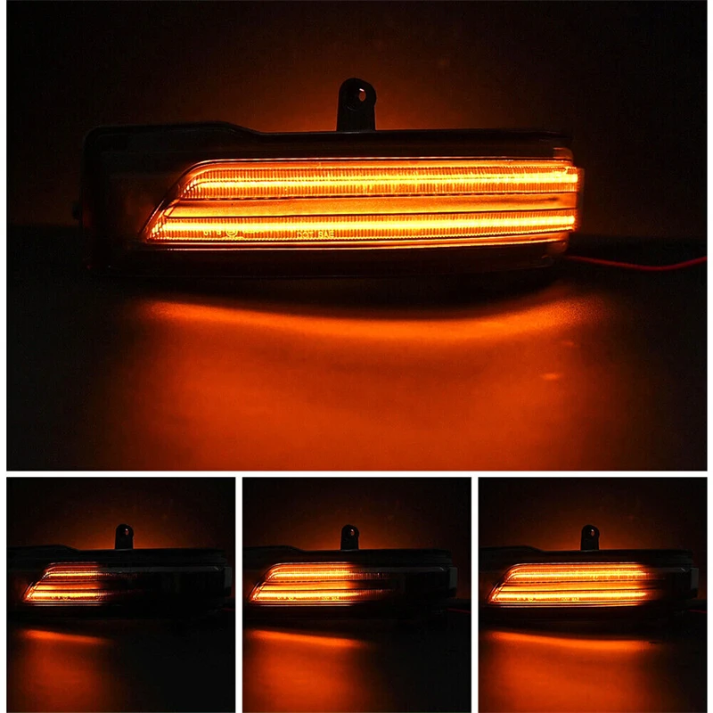 2x LED Dynamic Turn Signal Light Side Mirror Sequential Blinker Lamp For Dodge RAM 1500 2019-2022 68402096AA 68402097AA