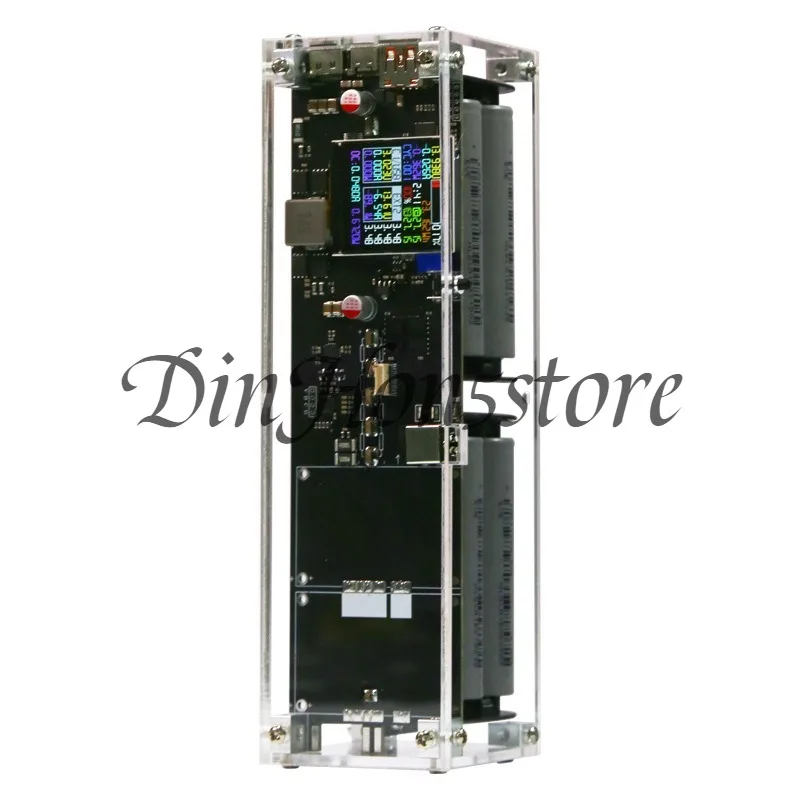 IP5389 bi-directional 100w fast charging mobile power supply large capacity power bank kit ips screen high definition digital