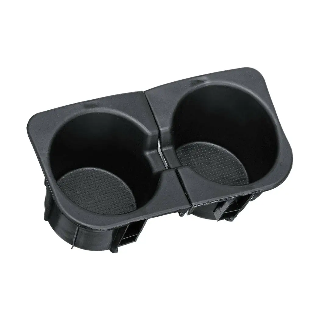 Coppia inserti portabicchieri 66991-04012,66992-04012 per dal 2005 al 2017 Nero