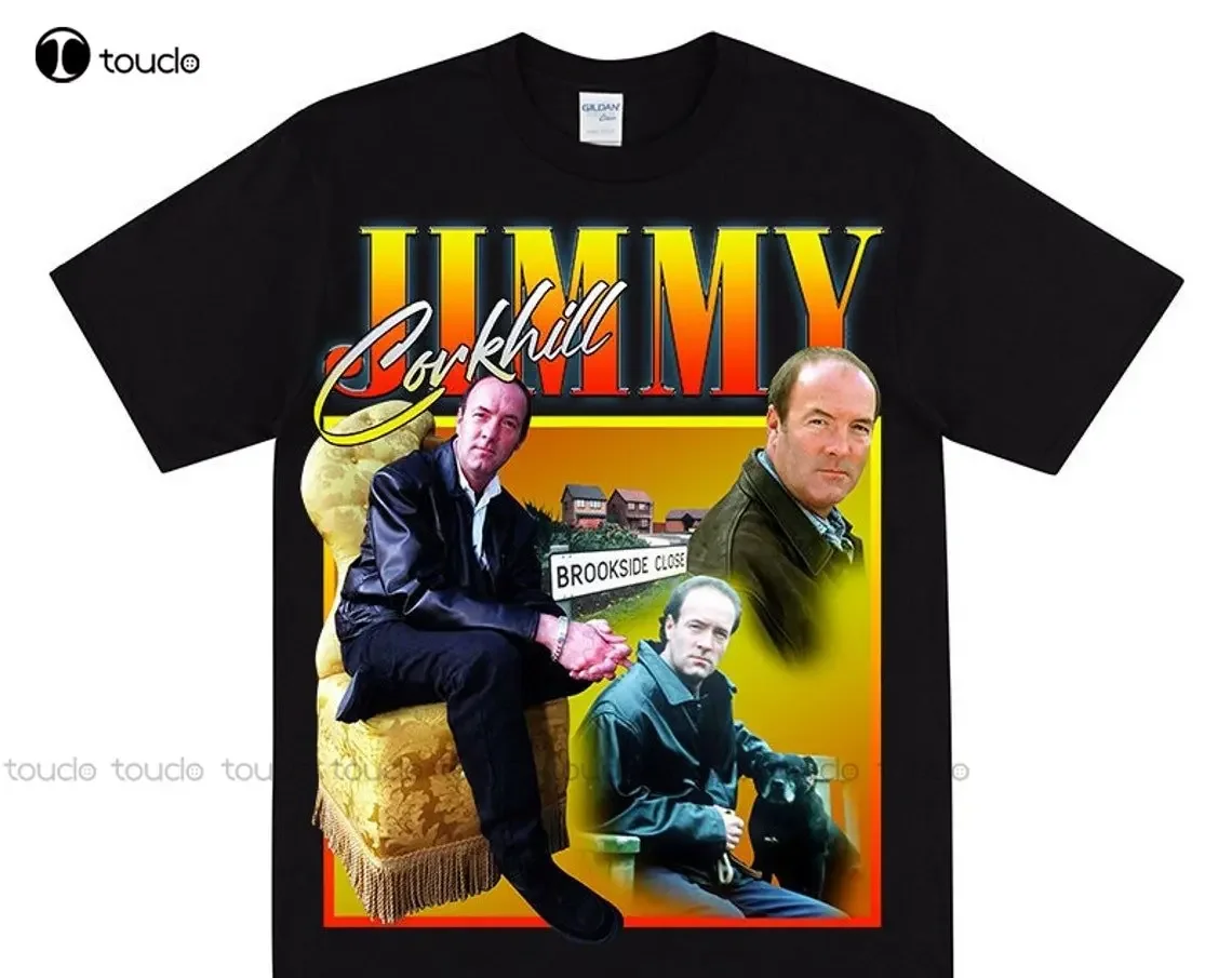 Jimmy Corkhill T-Shirt Brookside Fans 80S British Pop Culture Inspired