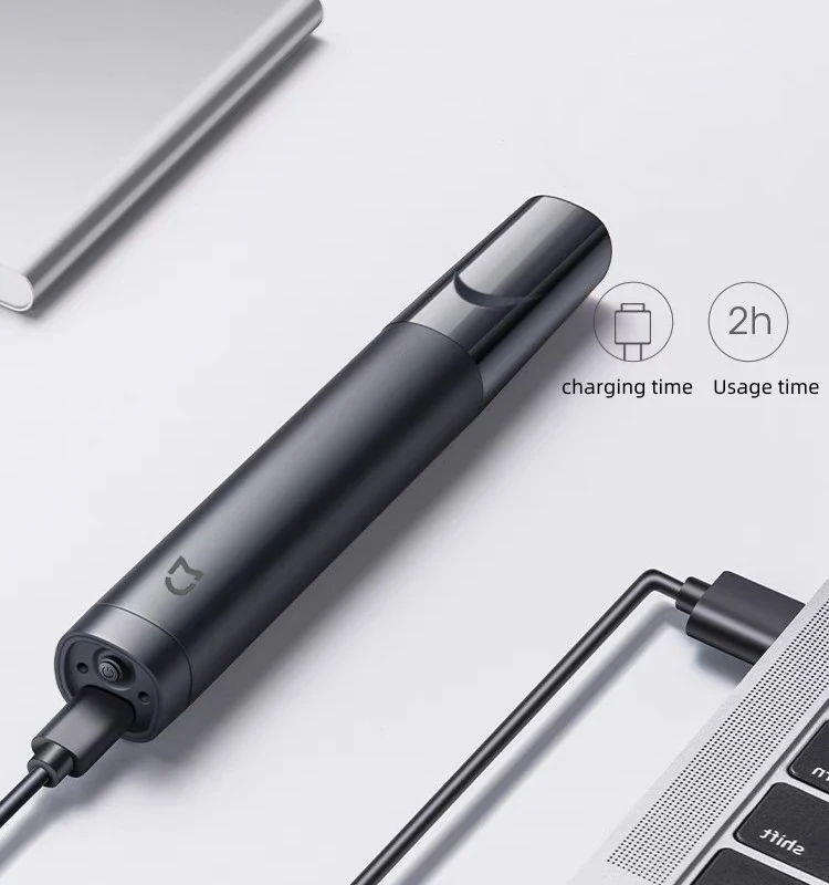 Nuevo Xiaomi 2 en 1 recortador de pelo de nariz eléctrico portátil recargable IPX5 recortador de cejas de lavado con agua de cuerpo completo para