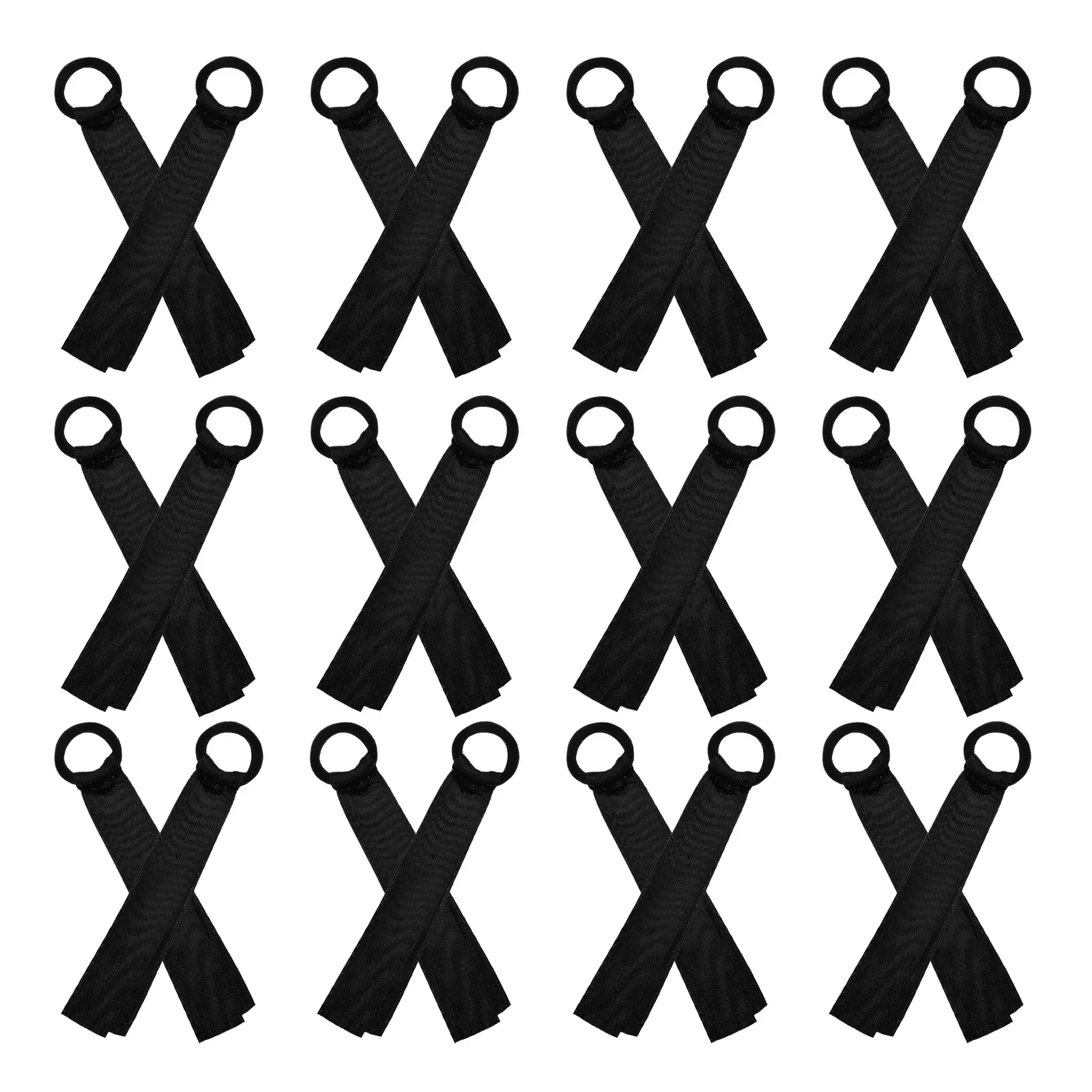 

48Pcs Cheer Pom Poms Labels Firm Comfortable Team Spirit Name Tag Ribbons Versatile Cheerleading Sport Accessories