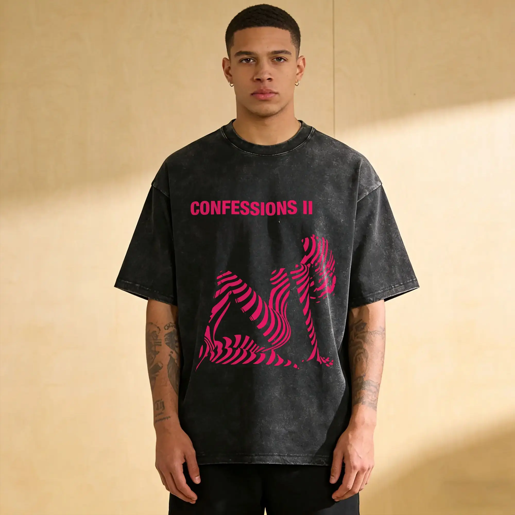 Madonnas Confessions II T-Shirt  Hip Hop T-Shirts Short-Sleeve Streetwear Tshirt Summer Casual O Neck Oversize Top Tees
