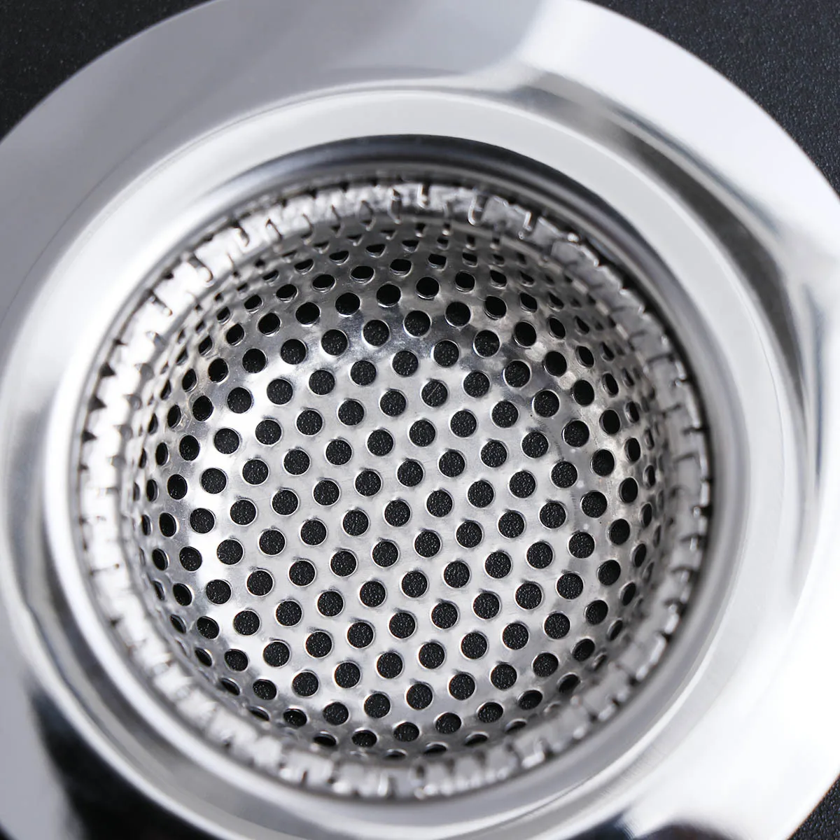 

7 см фильтр для кухонной мойки, сливной фильтр из нержавеющей стали, анти-засоряющаяся овальная форма, ловушка для остатков волос, легко снимается для использования на кухне