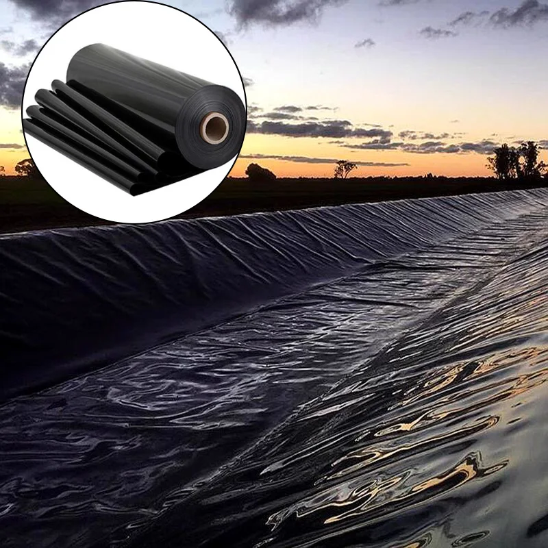 HDPE 100GSM  1mx150m Geomembrane Rain Barrel Garden Supplies Pond Accessories Outdoor Swimming Pool Home-and-Garden