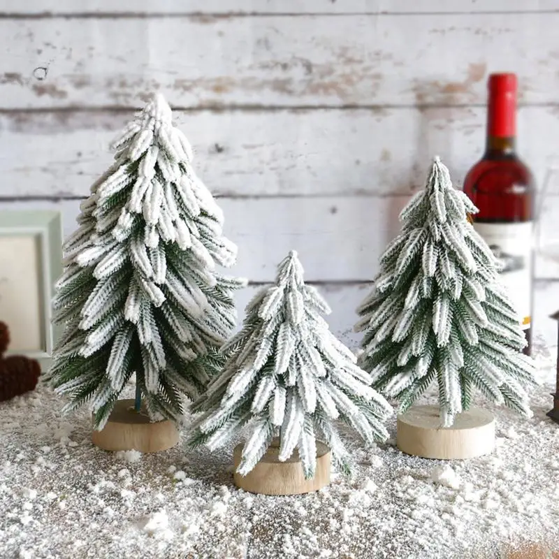 Mini Christmas Tree | Artificial Mini Pine Needles Tree Portable Small Realistic Tabletop Tree Decor Home Room Indoor supplier