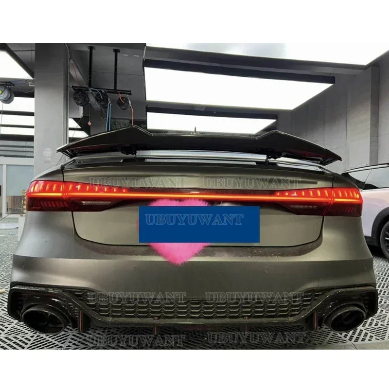 

Carbon Fiber CAR REAR WING TRUNK LIP SPOILER FOR AUDI A7 S7 RS7 C8 (karztec Style)