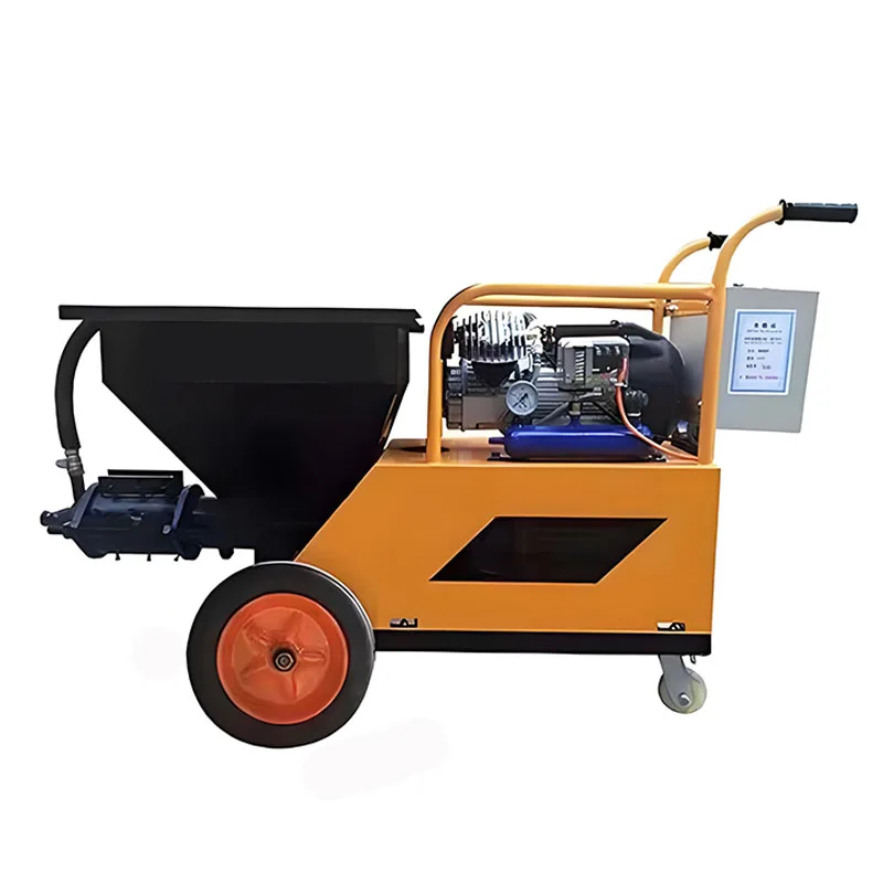 High Capacity Tunnel Maintenance 150L Wall Rendering Machine Spray Plaster Machine