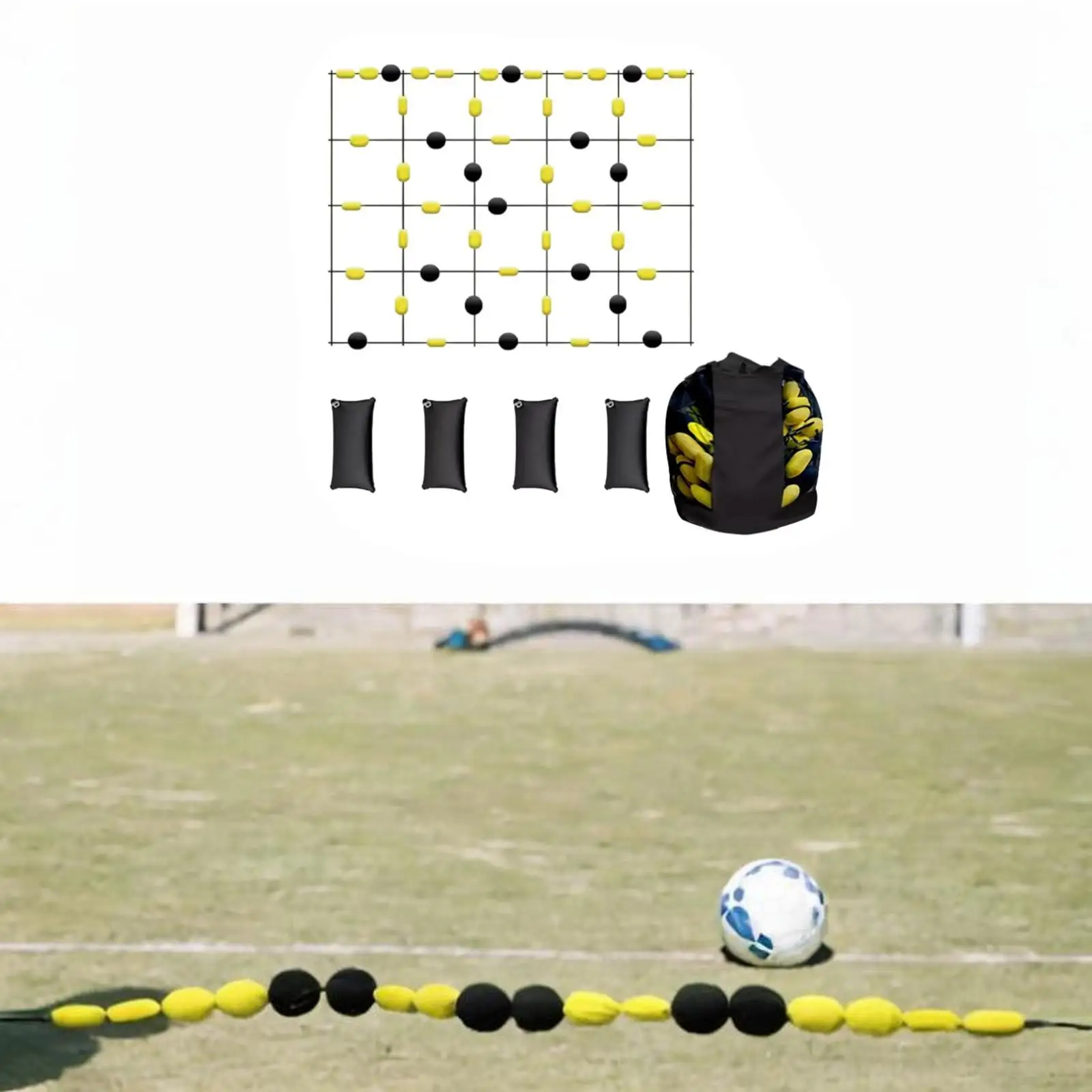 

Оборудование для отражения ударов вратарем с различными углами отражения и сумкой для хранения