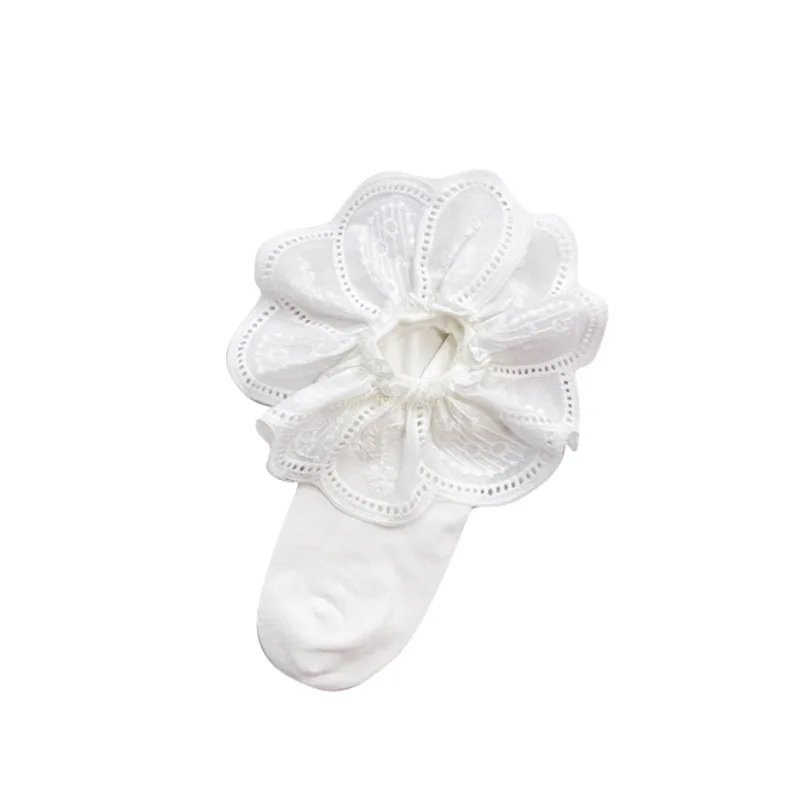 Summer Ballet Style White Embroidered Lace Socks Women's Japanese Sweet Girl Jk Cotton Socks Ins Tide Boneless Socks