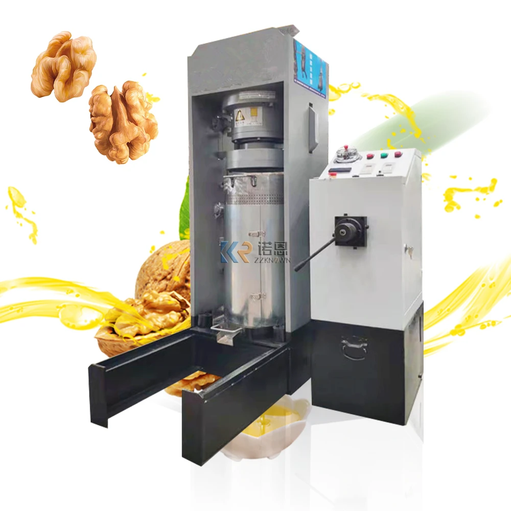 2023 pressa a vite per olio idraulico in vendita semi di noci estrattore per olio di alghe con secchio singolo