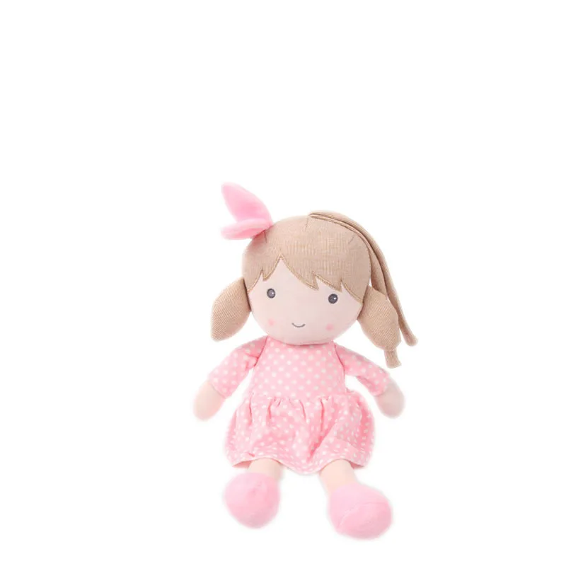 Adorable Baby Music Pull-String Soothing Toy - Cute Plush Doll Hanging Rattle for Boys & Girls