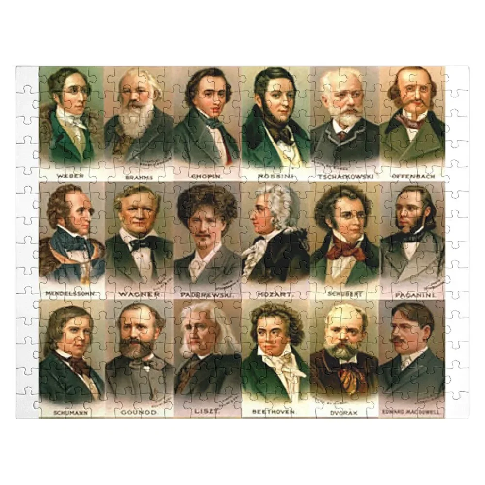 

Classical Composers Poster Jigsaw Puzzle Christmas Gifts Jigsaw For Kids Customizable Gift Puzzle