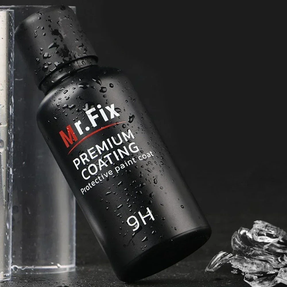 ​​30ml 9H Polish Liquid Crystal Set - High Density Hydrophobic Glass Coating for Car Motorcycle​​