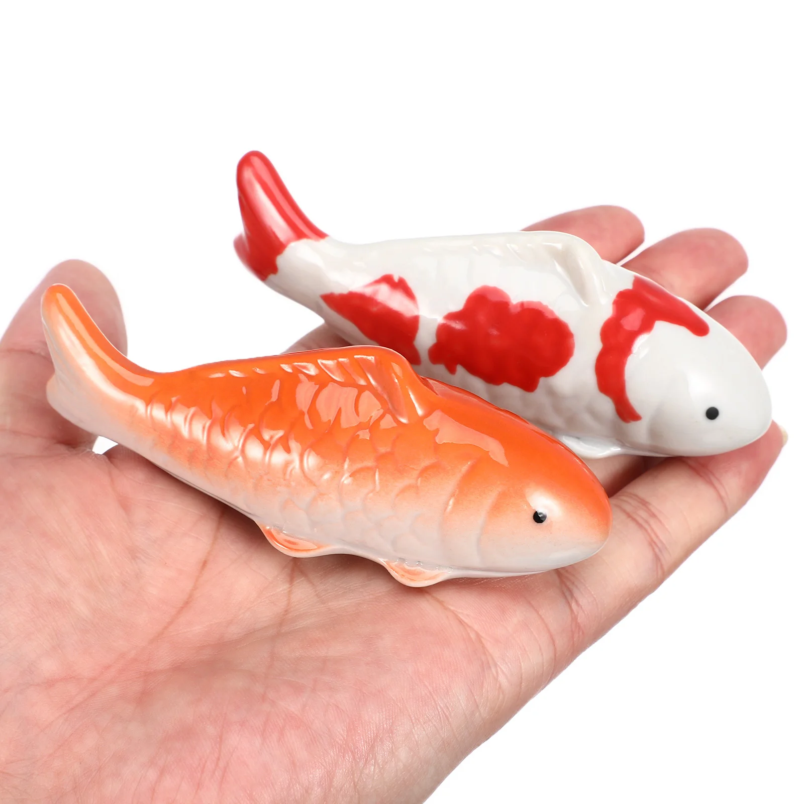 

2Pcs Fish Ornaments Floating Aquarium Decor Bright Lifelike Design for Fish Tank Salt Water Pond Vivid Underwater Decoration