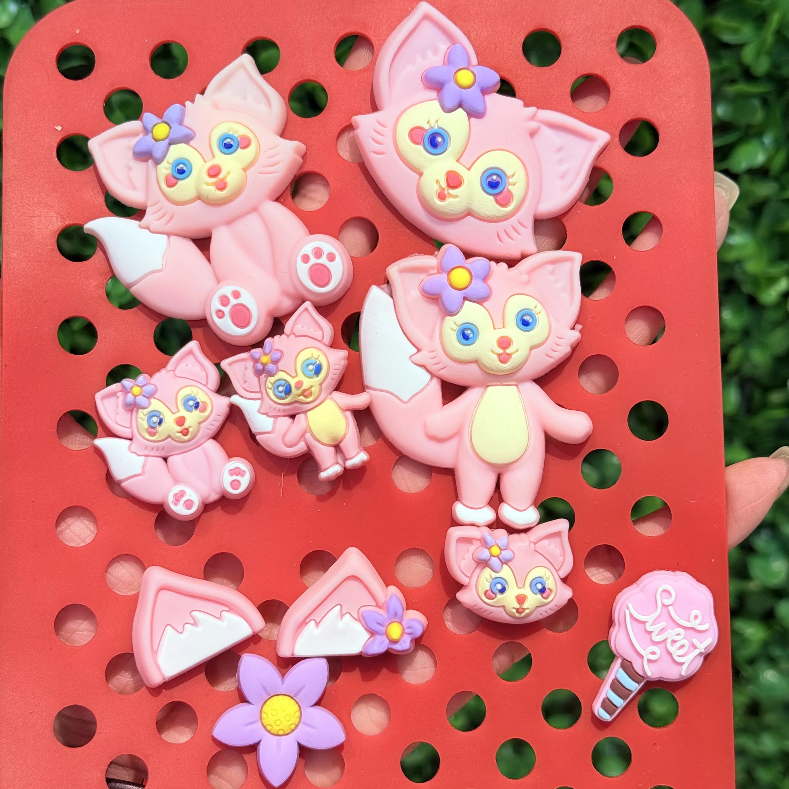 10pcs Cartoon Miniso Disney PVC Shoes Charms For Clogs Pins Accessories Adult Buckle Sandal Shoes Decorations DIY Kid Girl Gift