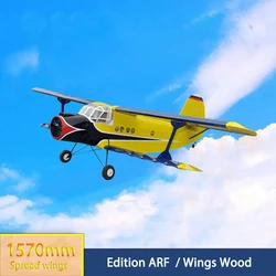 Zyhobby Biplane Model Airplane Transport Aircraft 1/11 Model Airplane Like Real Aircraft Yun-5 Empty Aircraft Balsa Wooden Shell