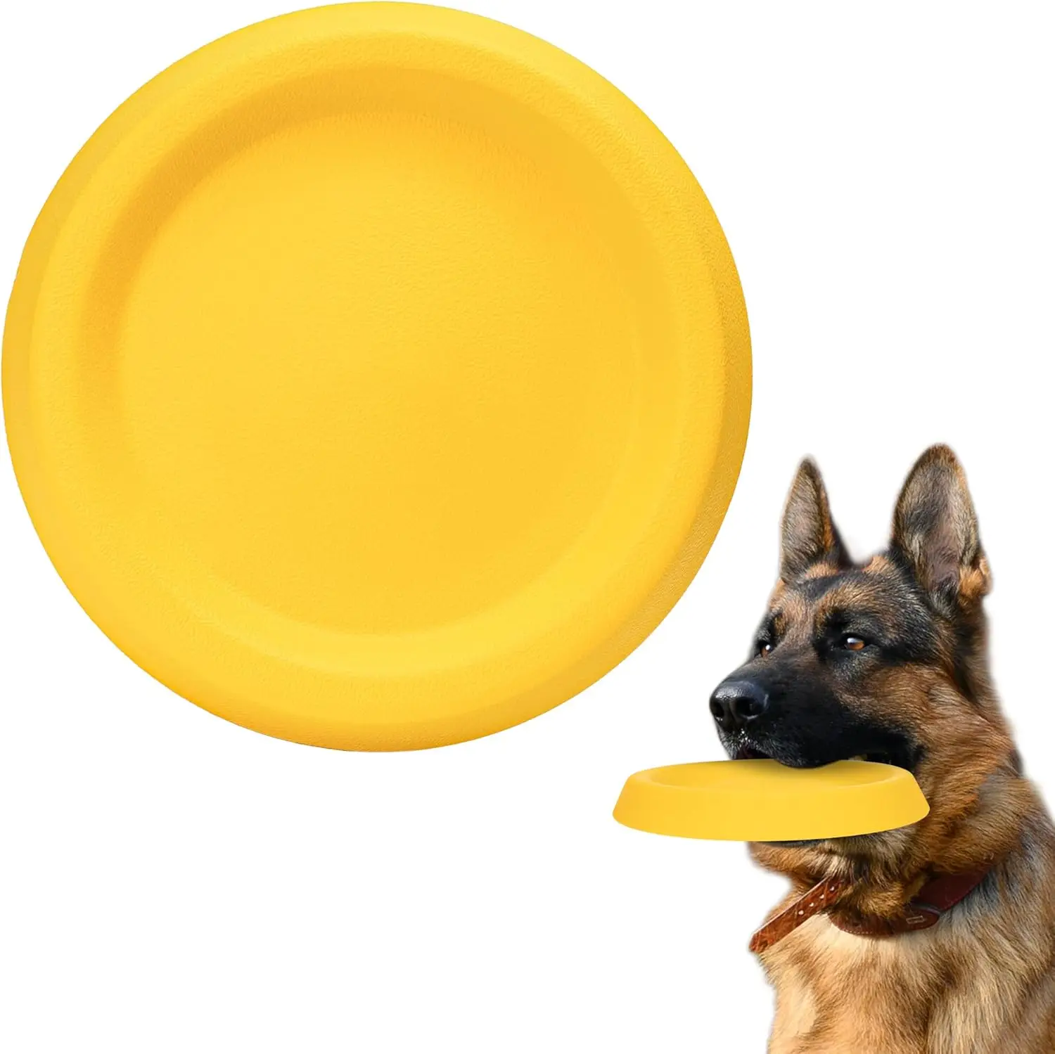 Hundescheiben-Spielzeug, langlebige fliegende Scheiben zum Werfen, Fangen, langlebig für aggressive Kauer, Wasser, schwimmendes Hundespielzeug, Training