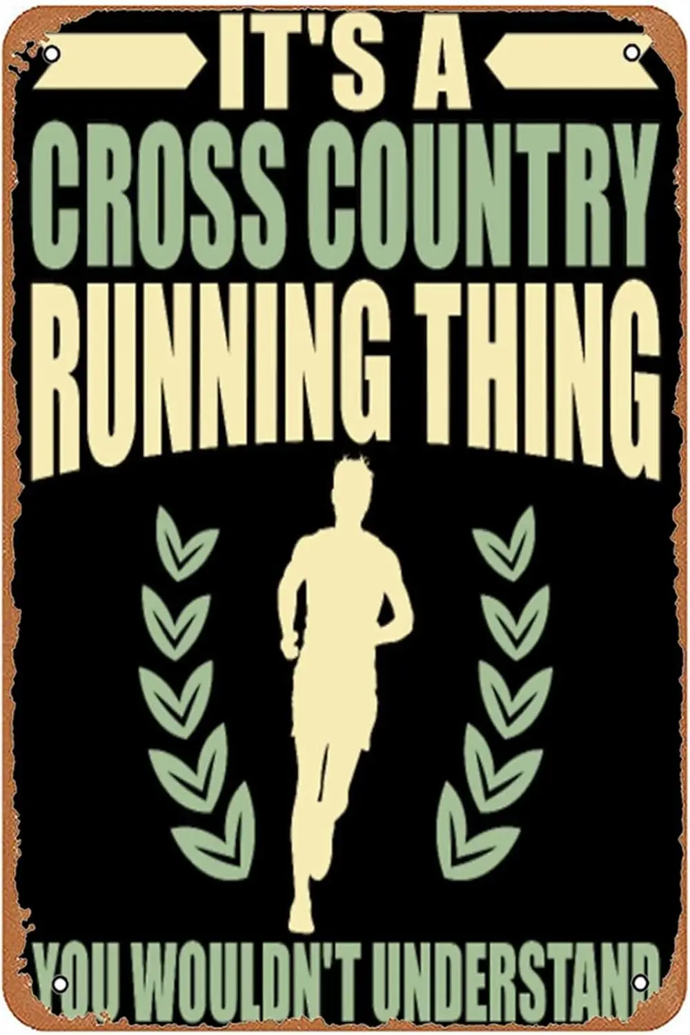 Cross Country Running Thing You Wouldn T Metal Sign Funny Man Cave Farm Bedroom Bar Home Kitchen Retro Sign Vintage Wall Decor