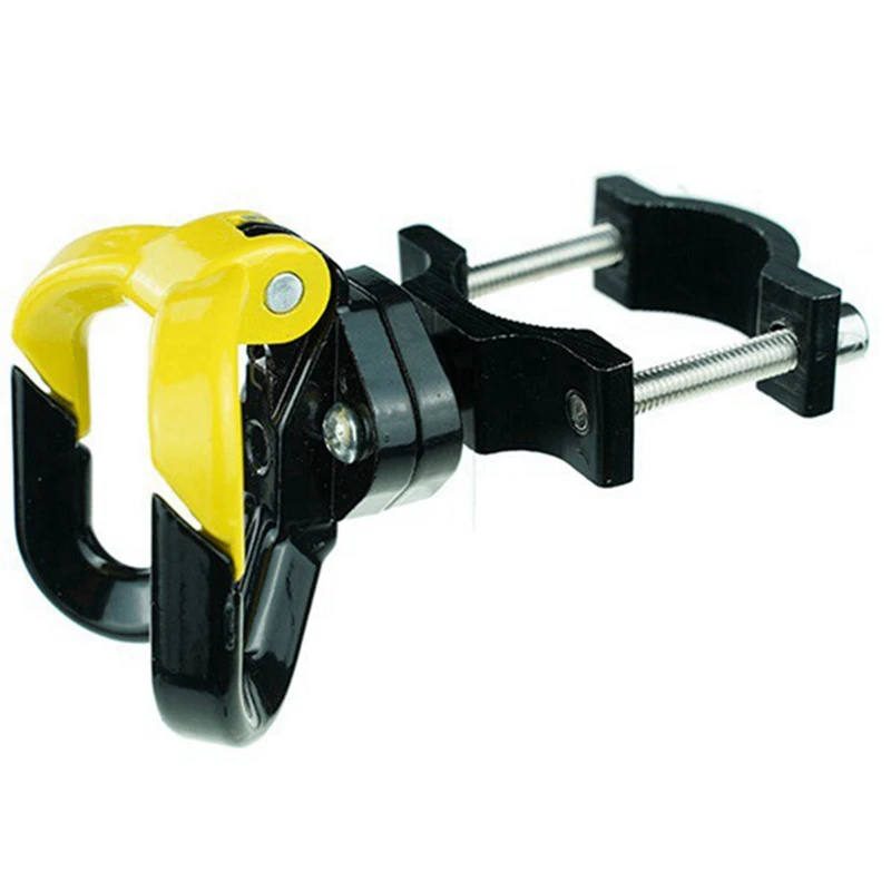 Electric Scooter Double Hook for Ninebot Max G30 Scooter Hanger Gadget Claw Yellow + Black