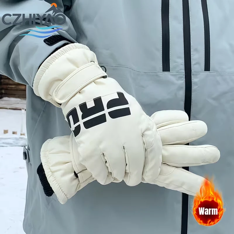 

CZHIYAO Winter Touchscreen Skiing&Cycling Gloves-Thick Thermal Sports Gloves for Men/Women,for phone for Skiing,Mountain,Outdoor
