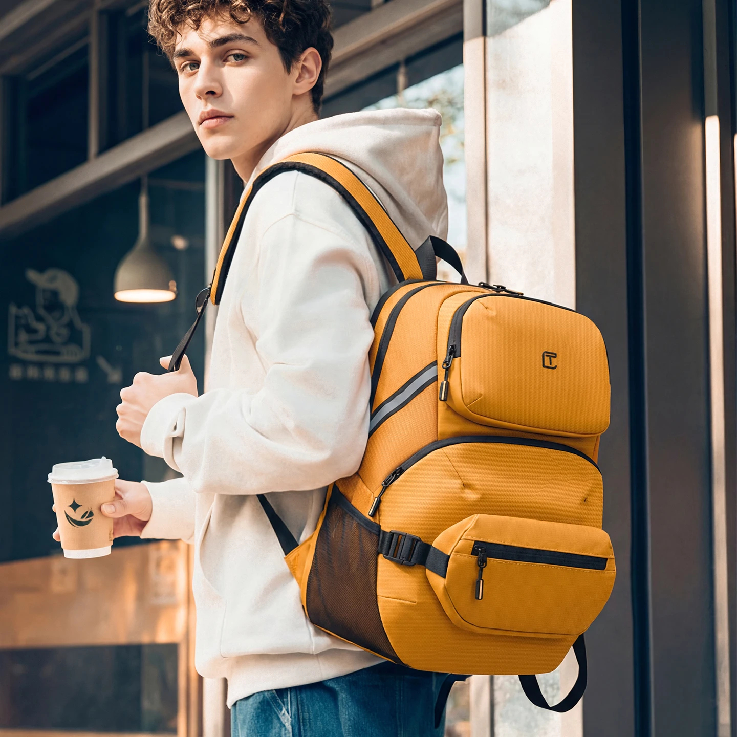 TANGCOOL Waterproof Detachable Laptop Backpack 17.3 Inch Multi Pocket Breathable Casual Travel School Backpack For Men Women