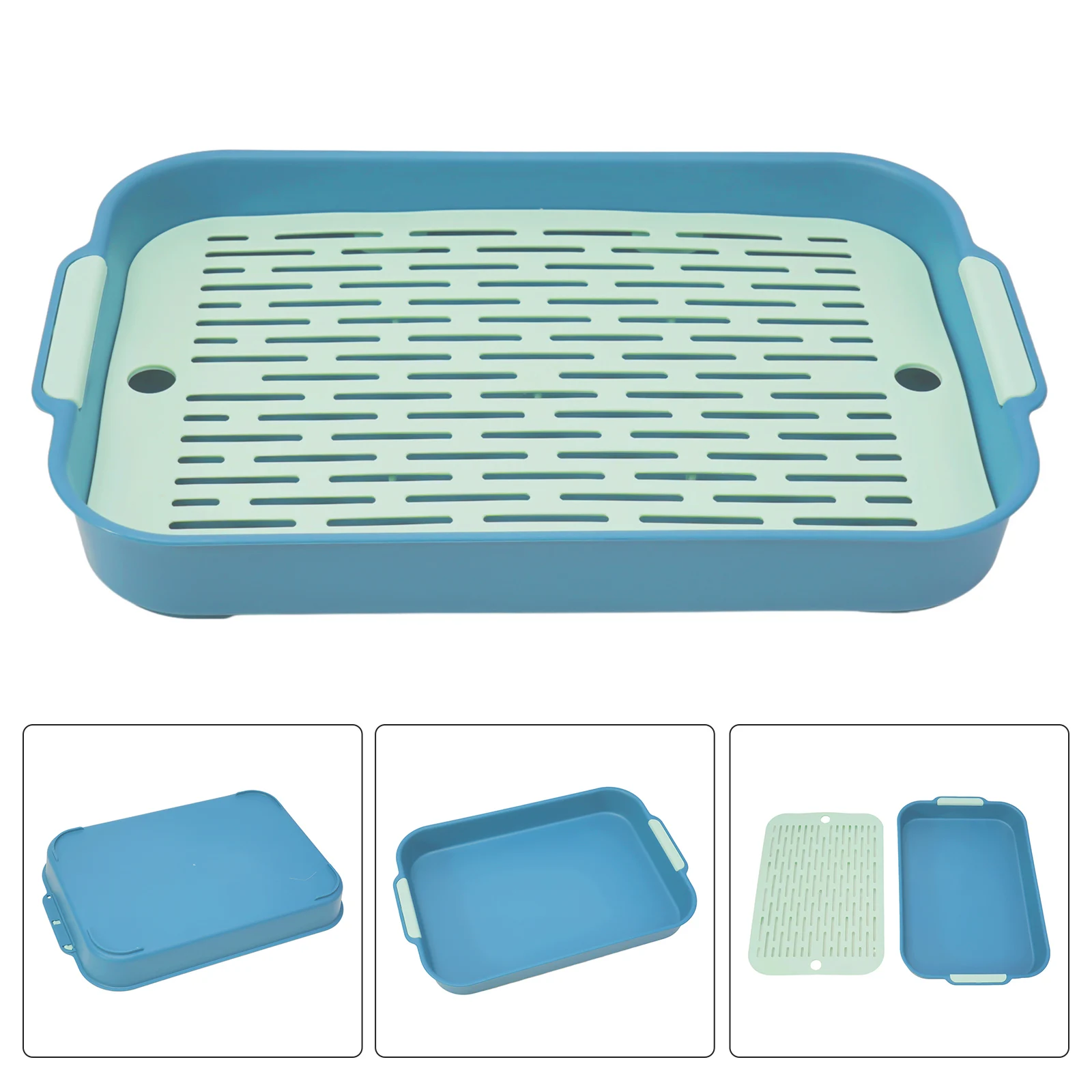 1 szt. Plastikowa ociekaczka do naczyń, suszarka do naczyń, tacka z filtrem wody, ociekaczka do kubków, ociekaczka do sztućców kuchennych, naczyń, miski, deska ociekowa
