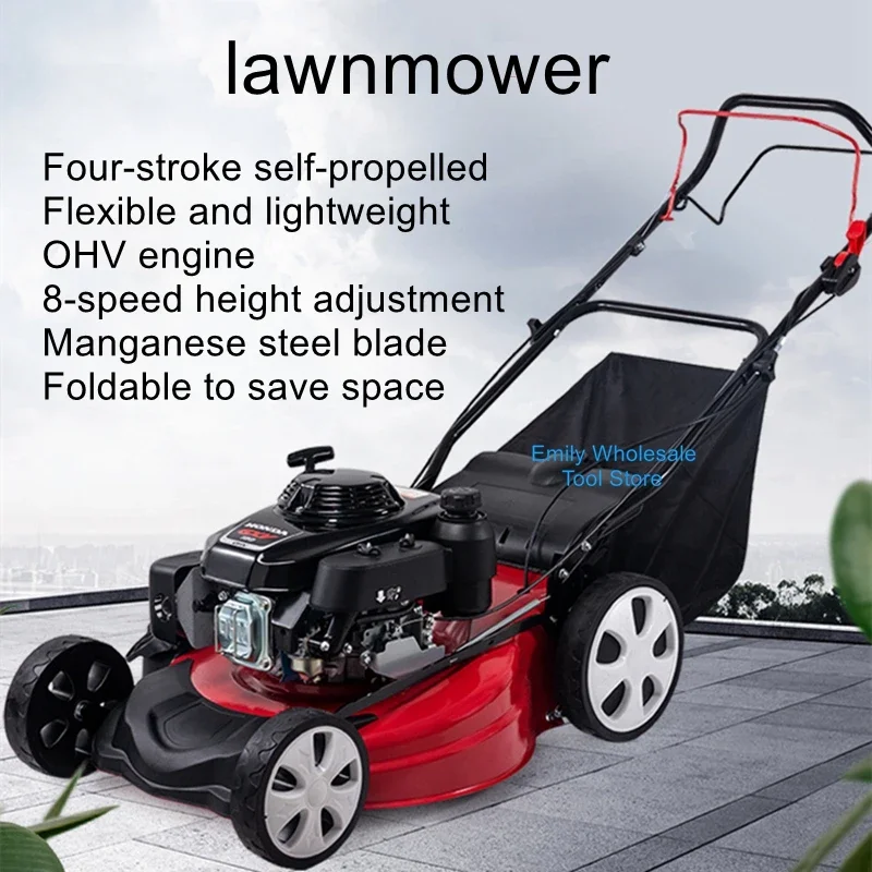 Gasoline lawn mower power lawn mower hand push trimmer self-propelled lawn mower orchard weeder weed whacker