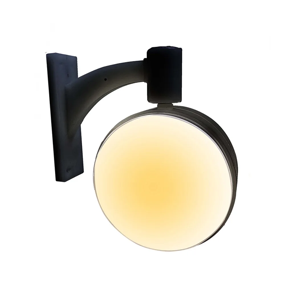 Miniature LED Refrigerator Magnet Light Sign Round Square No Pattern Luminous Blank Fridge Sticker Energy Saving Magnetic Base