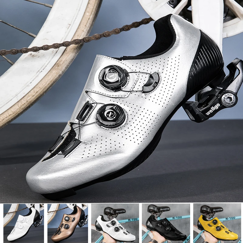 Men\'s Pro Cycling Sneakers Road Cycling Shoes mtb Cycling Shoes Cleat Slip Resistant Self Locking Cycling Shoes Cycling Shoes