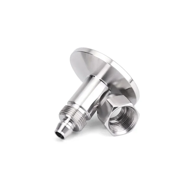 KF16 KF25 KF40 KF50 304 Stainless Steel KF Vacuum Fast Twist Tube Pipe Fitting Quick Connector Fit PU Air Tube