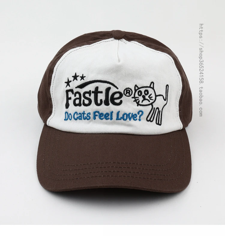 

Cute Embroidered Baseball Cap for Women, Soft Top, Face-Looking, Small Letters, Sun-Poof Peaked Cap Men's Fashion