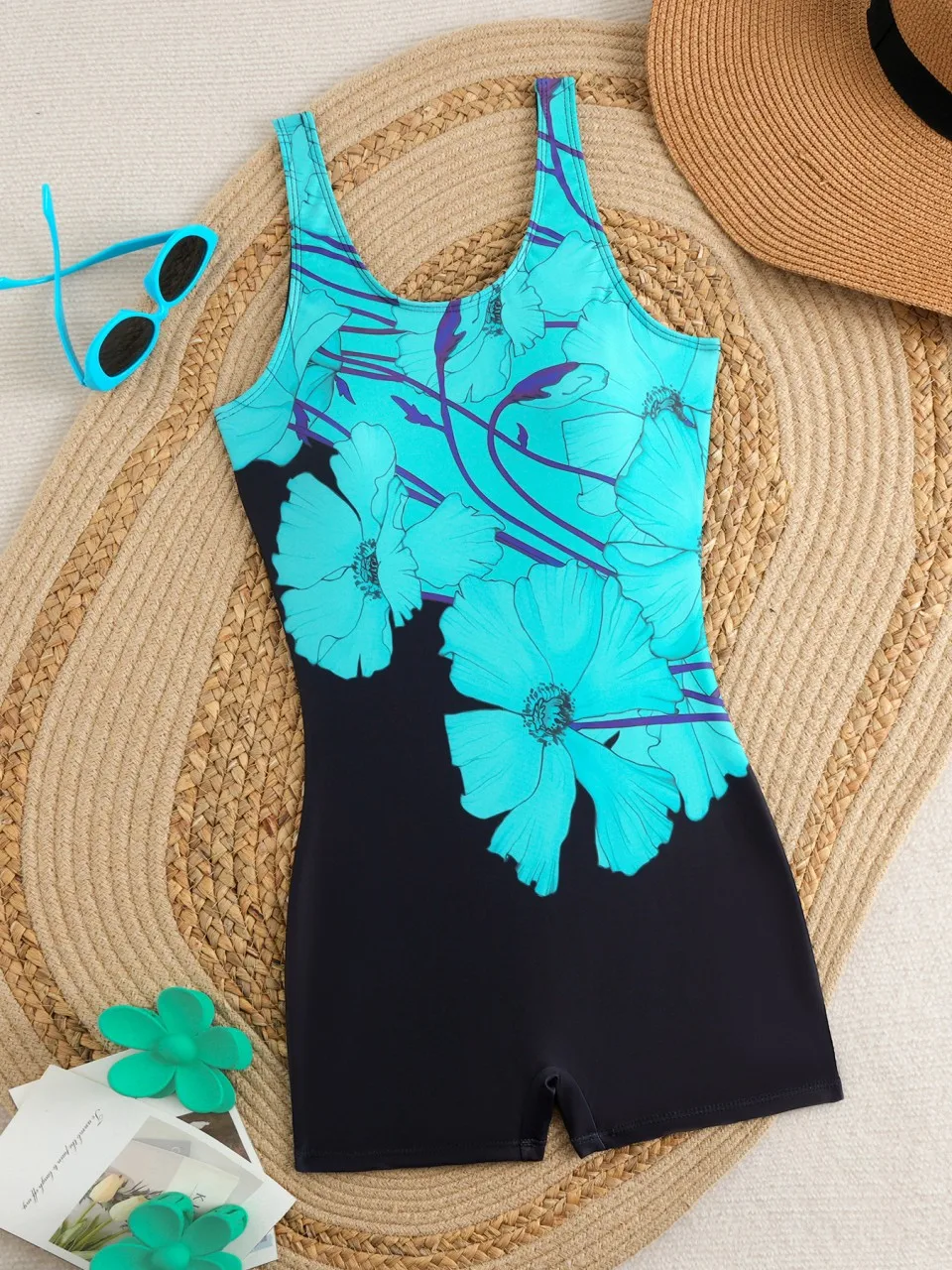 2026 Slim Rush Guard One Piece Surfing Swimsuit Women Printed Swimwear Female Bathers Bathing Swimming Suit Padded Beachwear