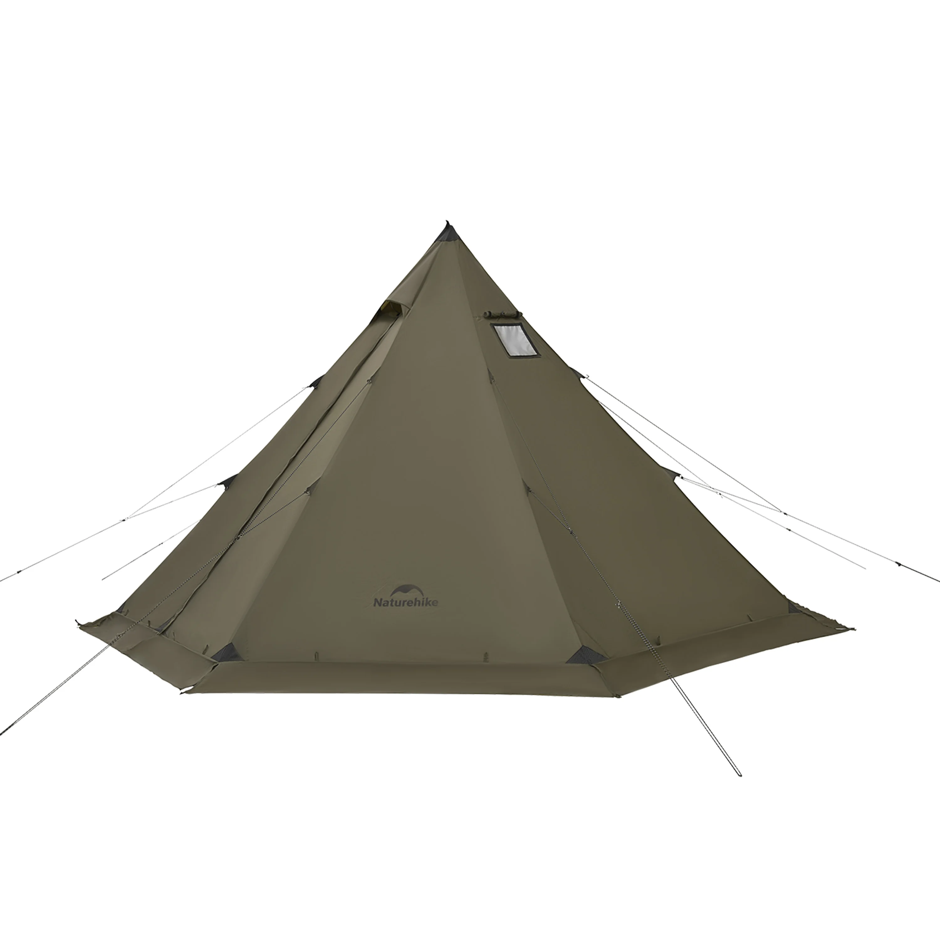 Camping Tent Waterproof Pasture Fire Octagonal Pyramid Tent Rainproof Camping Indian Tent