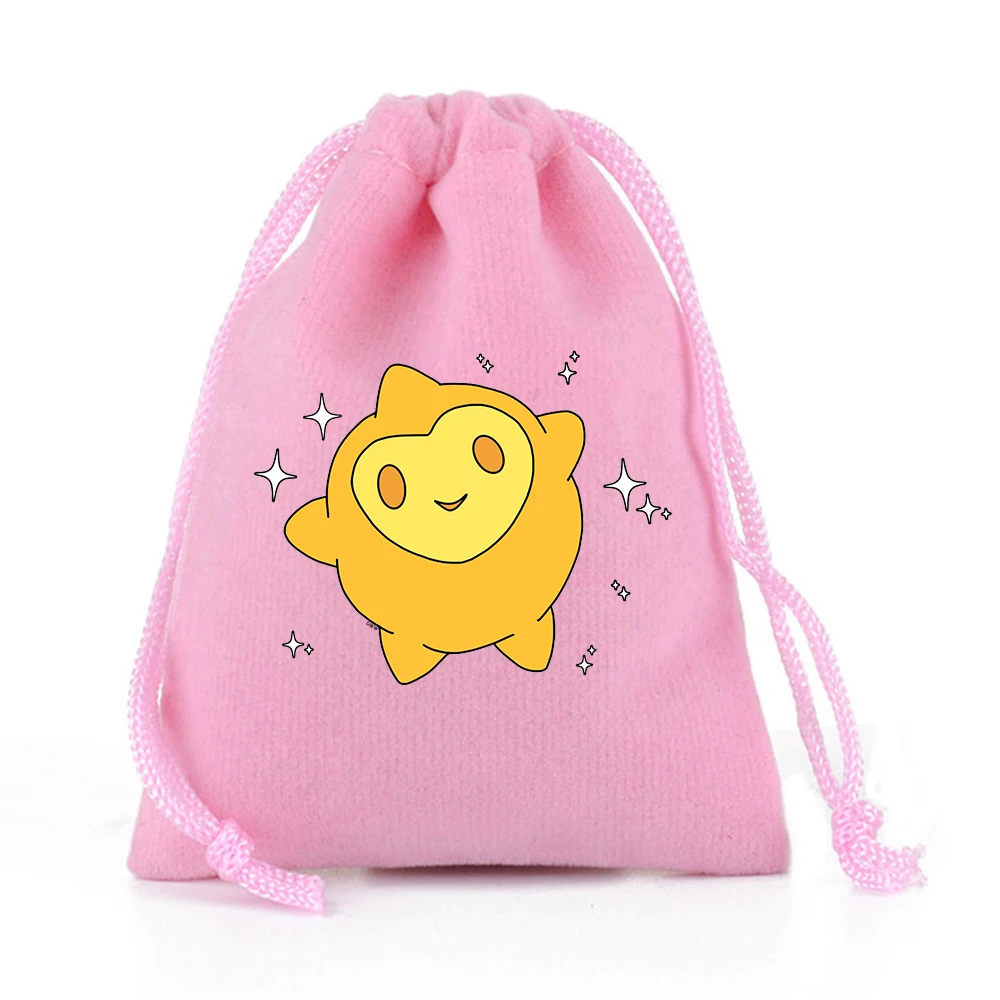 Wish Disney Drawstring Bag Christmas Bags Anime Storage Bags Cotton Drawstring Pouch Cartoon Party Bag Gift Bags for Children