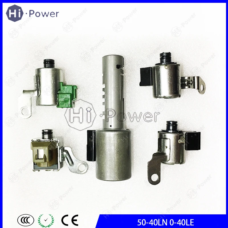 5PCS 50-40LN 0-40LE Automatic Transmission Solenoid Kit For Volvo 5040LN AW50405S AW5040-5S