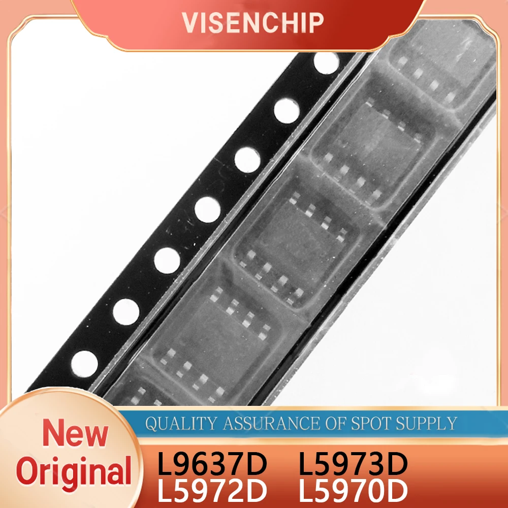 5piece New Original L9637D L5970D L5972D L5973D L9637DTR L9637D013TR L5973D013TR L5972D013TR L5970D013TR SOP8 Chiset