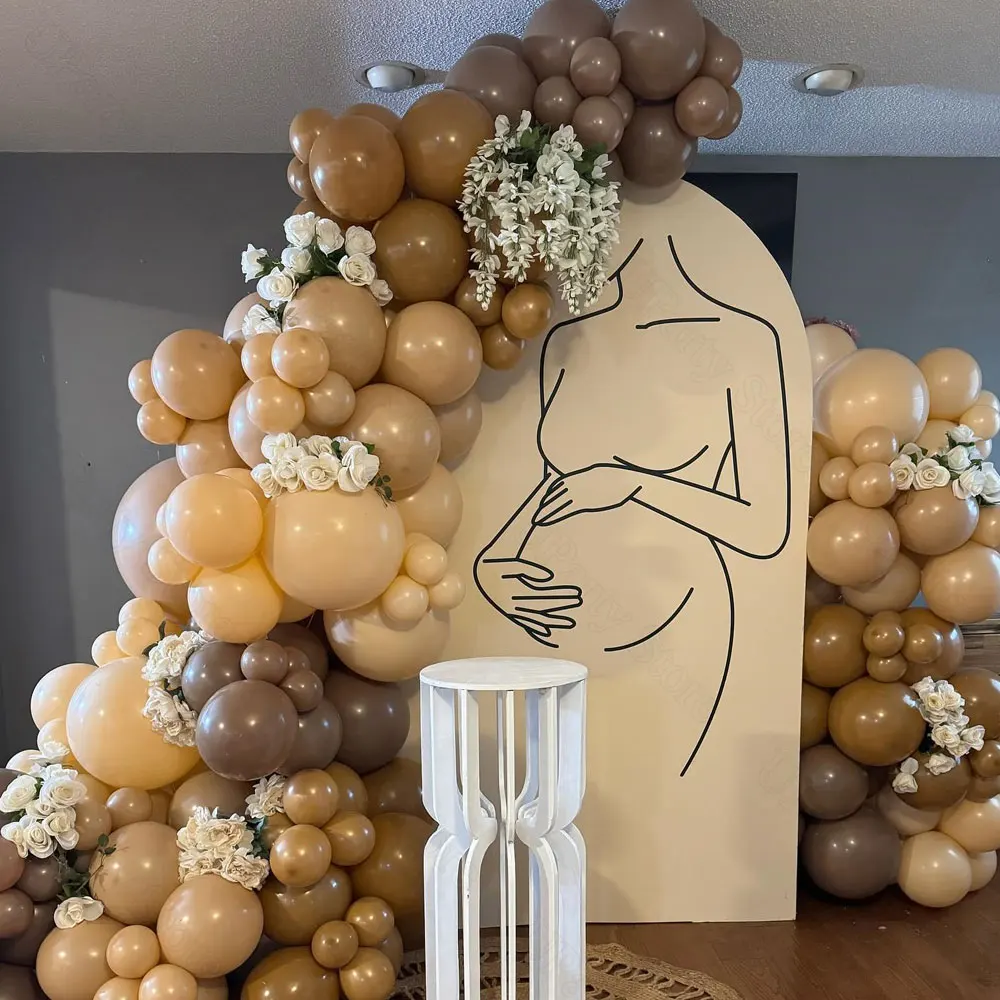 Pregant Woman Stickers for Party Decor Small Large Size Pregnant Woman Vinyl Sticker for Baby Shower Gender Reveal Party Decor