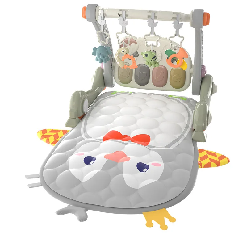 رف اللياقة البدنية بدواسة البيانو، إطار اللياقة البدنية للتعليم المبكر، مشاية أطفال متعددة الوظائف، 3 في 1 أنشطة للطفل #4