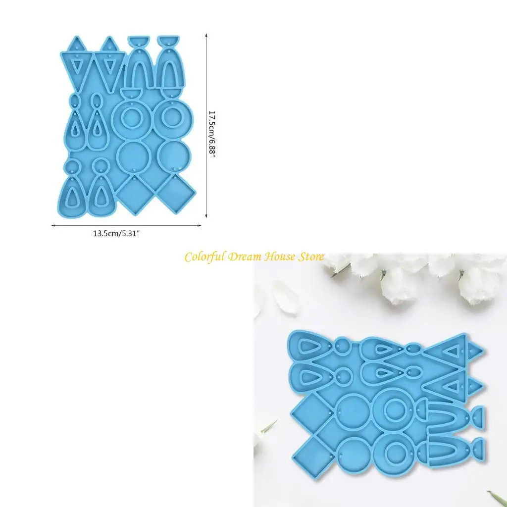 

DIY Art Crafts UV Crystal Resin Epoxy Mold Handmade Jewelry Necklace Resin Mold