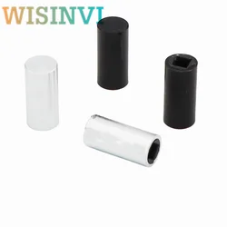 10pcs 7×15 aluminum alloy key cap 6*6 switch cap Electronic instrument key cap Power amplifier key cap Square hole 3.2