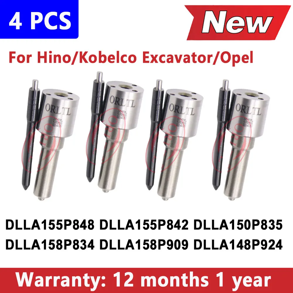

4 шт. новый DLLA155P848 DLLA155P842 DLLA150P835 DLLA158P834 DLLA158P909 DLLA148P924 для дизельной форсунки DENSO Opel Hino