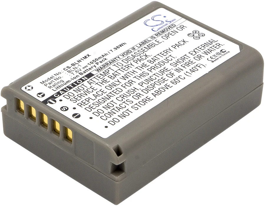 

CS Cameron Sino Kerui New 1050mAh Replacement Battery for EM1 II, E-M1 II, EM5, E-M5, OM-D