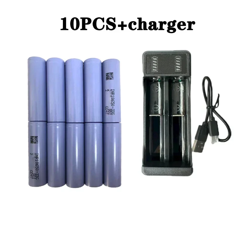 

INR18650 33G 3.7V 3300mAH 18650 lithium-ion battery, suitable for electric vehicles, electric tools, drones, model aircraft