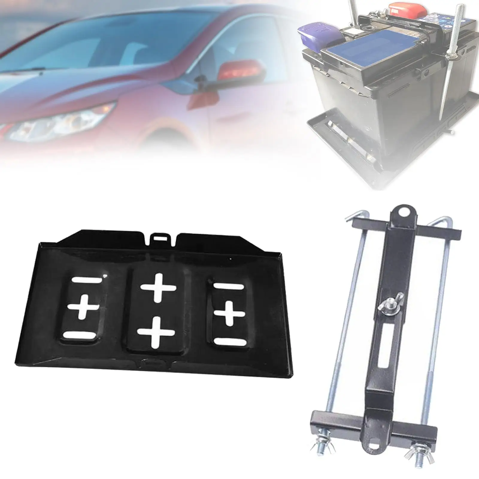 

Прочная железная перекладина для аккумулятора J-крючок, держатель кронштейна, надежное крепление