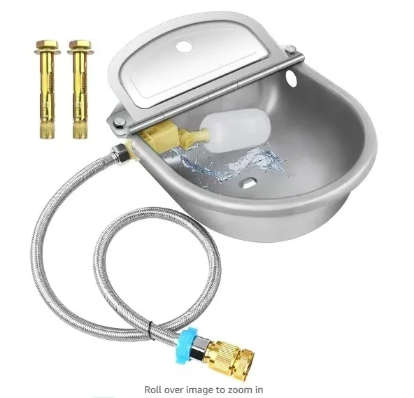 

Изготовленные на заказ автоматические брызгозащищенные поилки для птиц, крупного рогатого скота, собак, животных с поплавковым клапаном и продувочным водяным клапаном, комплект из нержавеющей стали