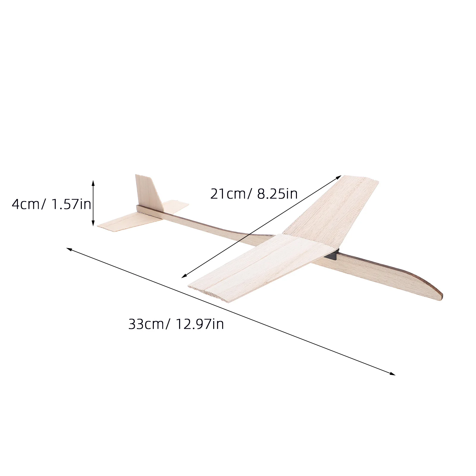 3Pcs DIY Wooden Glider Kit - Buildable Airplane Craft Set - Eco Friendly Solid Wood Material - Encourages Science Exploration