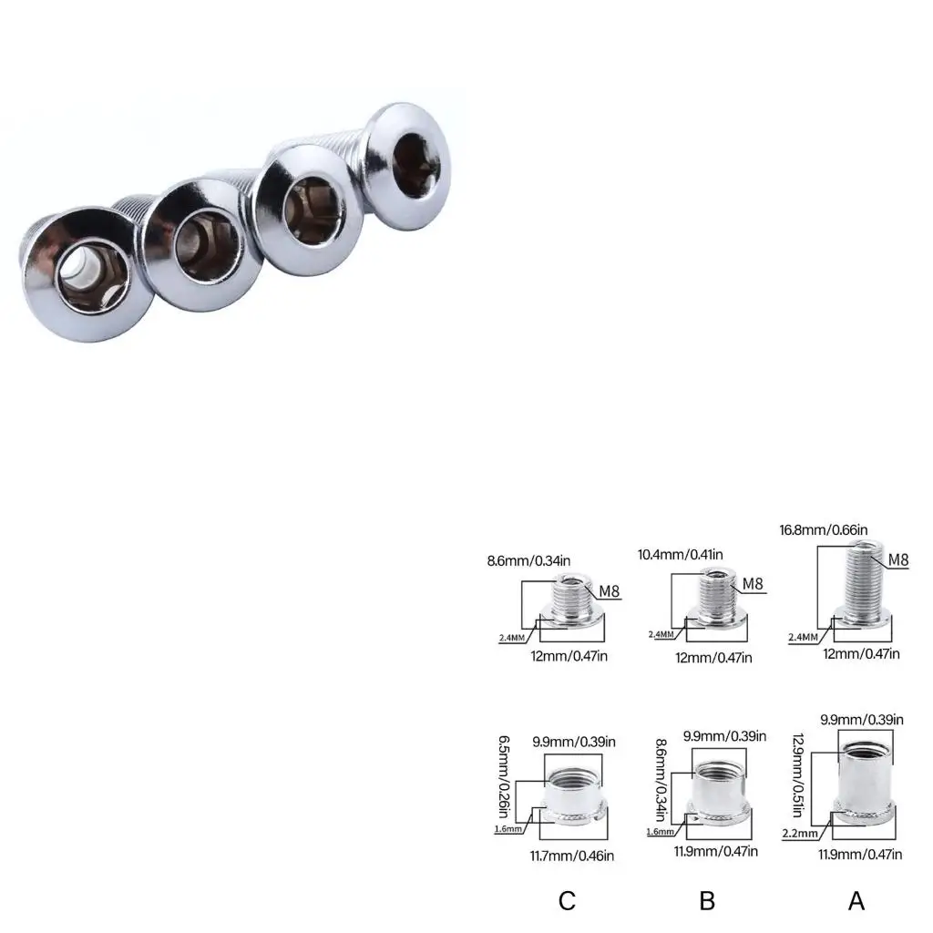 

Легкие болты для шоссейных велосипедов, стальные винты для цепного колеса, винты для велосипедной звездочки