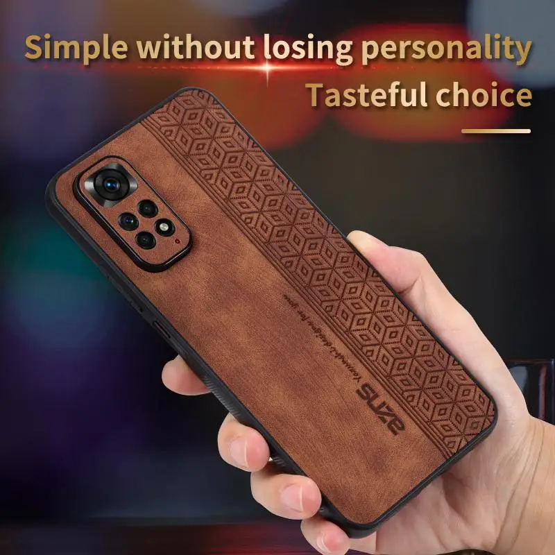 Ultrathin Luxury Business Leather Case For Redmi 12 12C 11A 10C 10A 9C Note 12 11S Shockproof Case For Xiaomi Poco X5 F4 M4 Pro